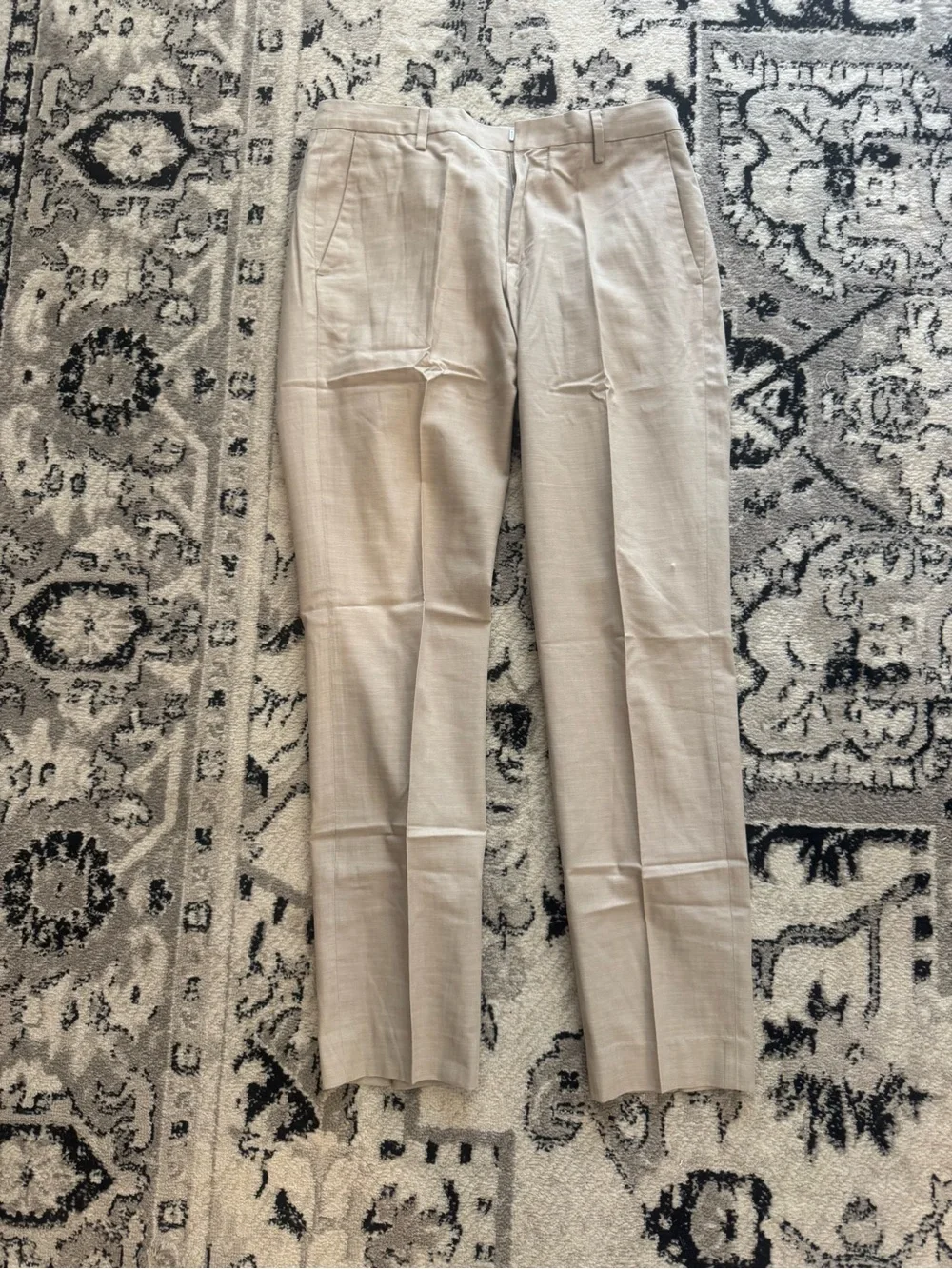 Bonobos Men's Dress Pants in Light Beige - Athletic Fit